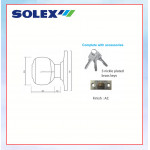 SOLEX ENTRANCE KEYED LOCKSET 9100SS #KUNCI PINTU#圆柱形门把手