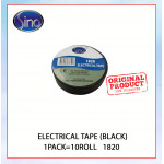 SINO PVC INSULATION ADHESIVE ELECTRICAL TAPE 1PCS=RM2.20 (BLACK) 1820 #PITA ELEKTRIK PEREKAT PENEBAT PVC#绝缘电工胶带