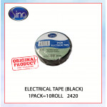 SINO PVC INSULATION ADHESIVE ELECTRICAL TAPE 1PCS=RM2.70 (BLACK) 2420 #PITA ELEKTRIK PEREKAT PENEBAT PVC#绝缘电工胶带