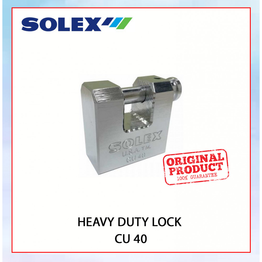SOLEX HEAVY DUTY LOCK CU40 #KUNCI TUGAS BERAT#重型锁