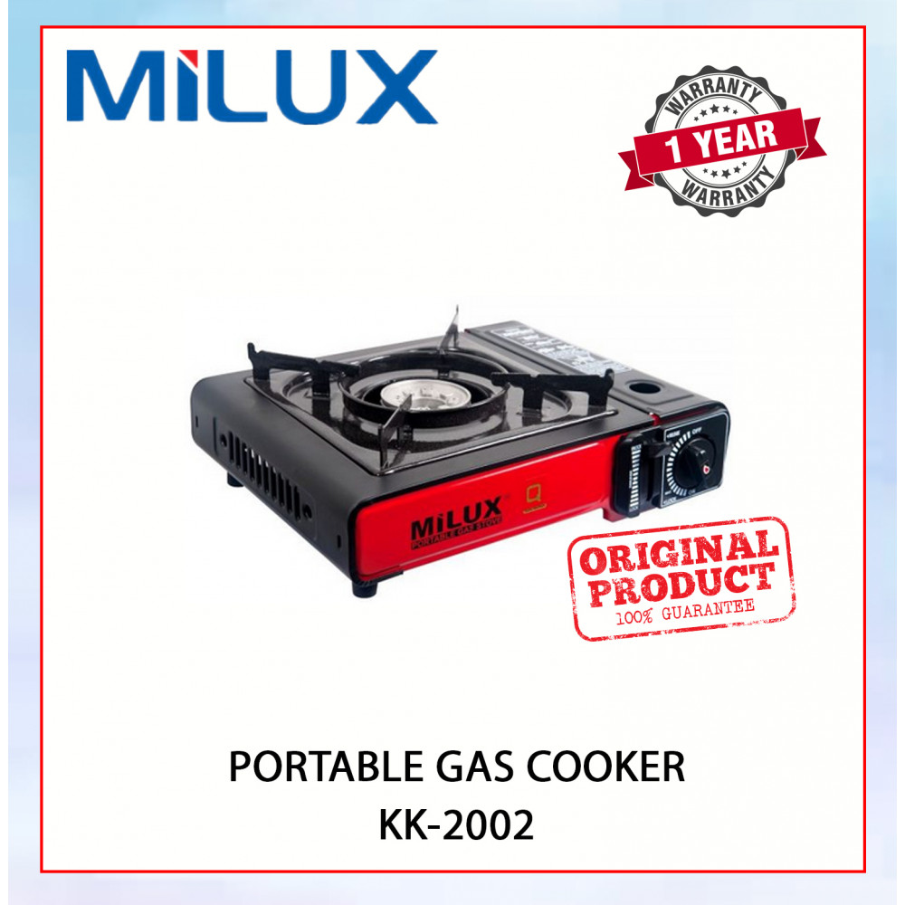 MILUX PORTABLE GAS COOKER KK-2002 #PERIUK GAS MUDAH ALIH#便携式燃气灶