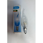 Midea Tailed Candle Bulb CA35 40W E14 Clear Warm White#Incandescent Bulb#E14 Bulb#Mentol Lampu#电灯泡