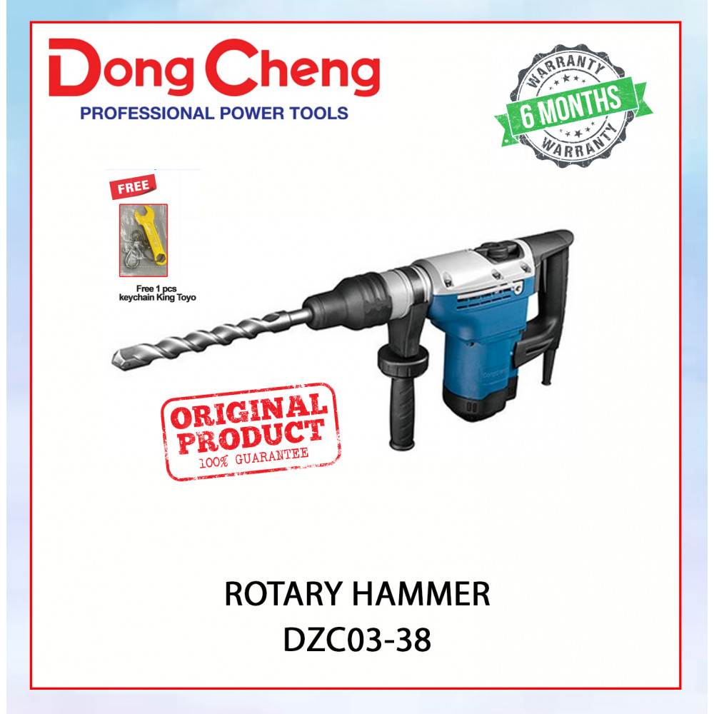 DONGCHENG ELECTRICAL ROTARY HAMMER GSR DZC03-38 #TUKUL PUTAR TANPA BERSUS KALI#无绳无刷电锤