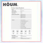 HOUM AIR CIRCULATOR FAN C8 #TABLE FAN#KIPAS PEDARAN UDARA#空气循环风扇