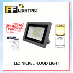 FFL Led Nickel Flood Light 30w Day Light/Warm White#FF Lighting#Outdoor Lighting#Flood Spotlight#Led Flood Light#Lampu