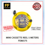 FF Power And Light Mini Cassette Reel 5 Meters FE86575#Wire Cable Reel#Industrial Cable Reel#Extension Wire Cable#电缆卷