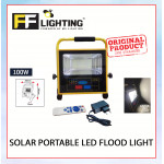 FFL Solar Portable Led Flood Light 100W Day Light#FF Lighting#Solar Light#Outdoor Lighting#Multifunction Light#Lampu#紧急灯