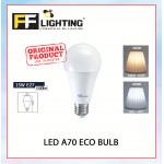 FFL Led A70 Eco Bulb 15W E27 Day Light/Warm White#FF Lighting#E27 Bulb#A70 Led Bulb#Led Bulb#Mentol#电灯泡