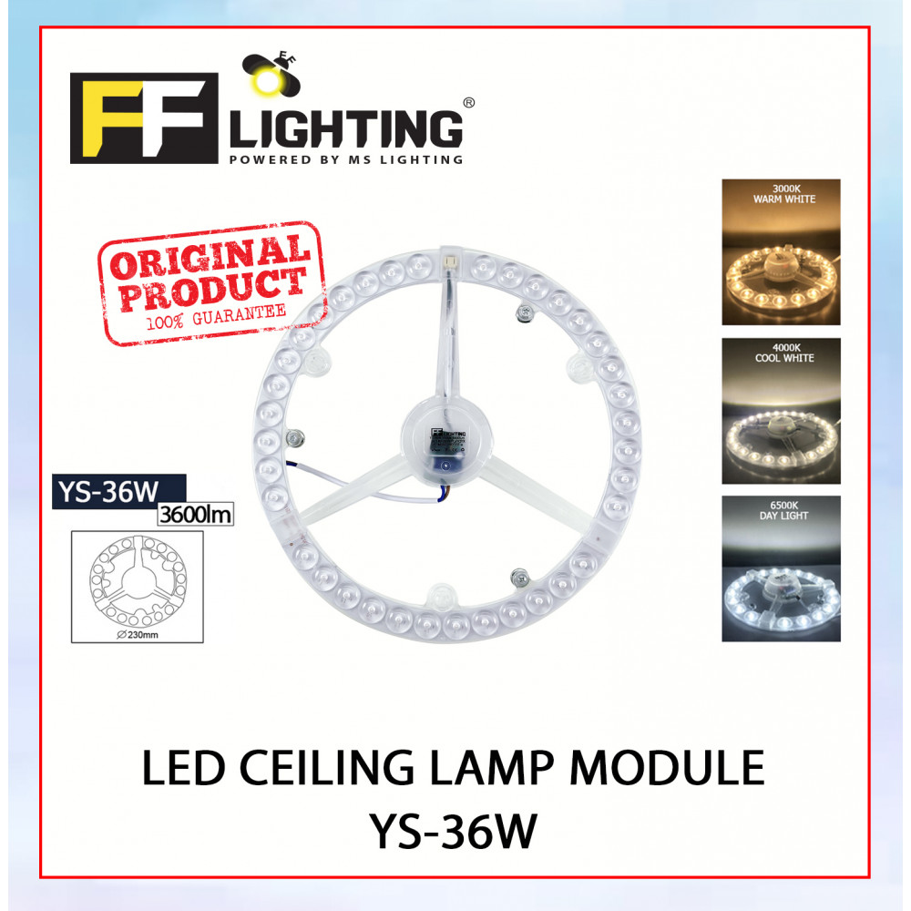 FFL Led Ceiling Lamp Module YS-36W Day Light/Cool White/Warm White#FF Lighting#Magnet#Accessories#Lampu Ceiling#吸顶灯