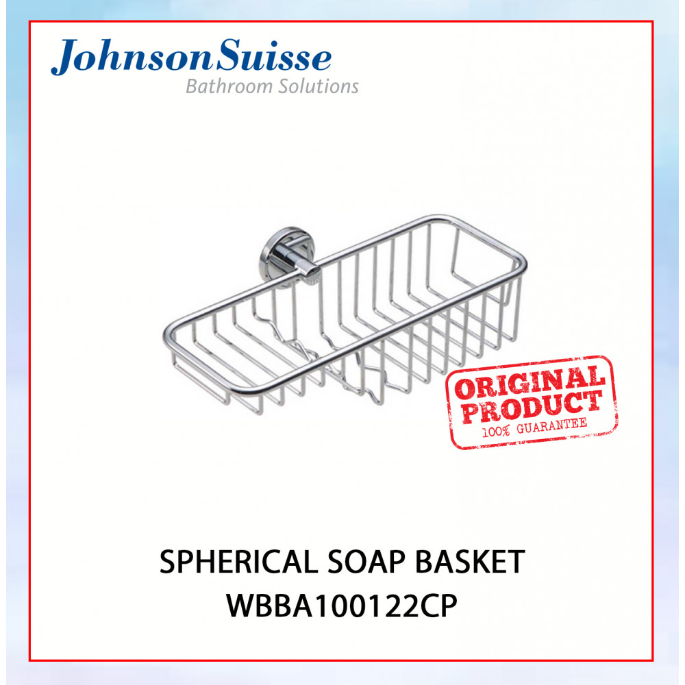 JOHNSON SUISSE SPHERICAL SOAP BASKET WBBA100122CP#SOAP DISH#大长方形肥皂篮