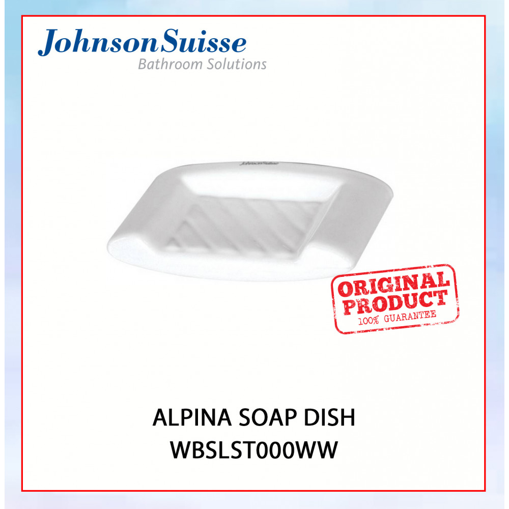 JOHNSON SUISSE AlPINA SOAP DISH WBSLST000WW #SOAP DISH#陶瓷肥皂盘