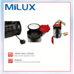 MILUX Cyclone Logic Vacuum Cleaner MVC-8201