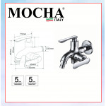 MOCHA TWO WAY TAP BRASS M2814 #PAIP AIR TANDAS BILIK MANDI#双用水龙头