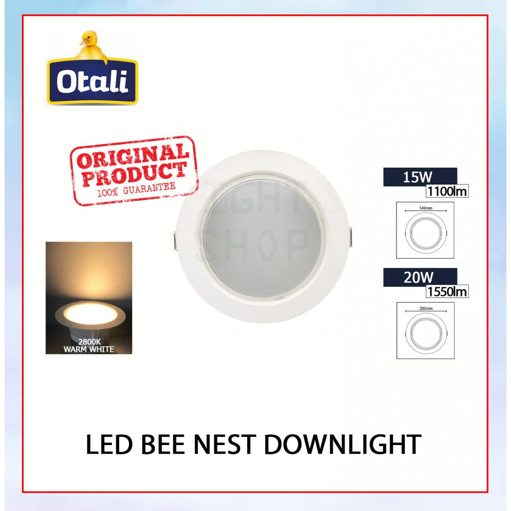 Otali Led Bee Nest Downlight 15W/20W Warm White#Led Downlight#Ceiling Light#Eyeball#Spotlight#Lampu Siling#吸顶灯 Otali Led Bee Nest Downlight 15W/20W Warm White#Led Downlight#Ceiling Light#Eyeball#Spotlight#Lampu Siling#吸顶灯