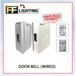 FFL Door Bell Wired FF-802/FF-805F White#Mechanical Striking#Home#Chimes Switch Ding Dong#Pintu Loceng Wiring#门铃