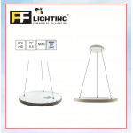 FFL Led Fluorine Ceiling Lamp 40W Black/White Day Light#FF Lighting#Led Ceiling Lamp#Led Ceiling Light#Lampu Siling#吸顶灯