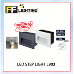 FFL Led Step Light L903 3W Black/White Warm White#FF Lighting#Wall Recessed#Indoor Stairs Lamp#Ground Footlight#Lampu#梯灯
