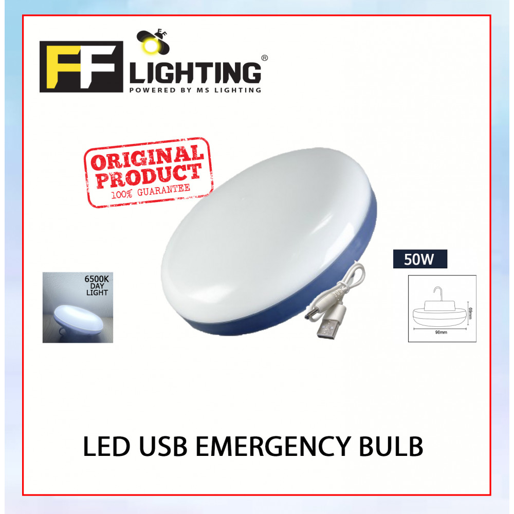 FFL Led Usb Emergency Bulb 50W Day Light#Rechargeable Multifunction#Night Light#Tent Light#Camping Light#Outdoor#室外灯#紧急灯