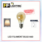 FFL Led Filament Bulb A60 4W E27 Warm White#FF Lighting#E27 Bulb#Edison Bulb#Led Bulb#A60 Bulb#Vintage Light#Mentol#电灯泡