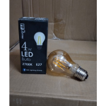 FFL Led Filament Bulb A60 4W E27 Warm White#FF Lighting#E27 Bulb#Edison Bulb#Led Bulb#A60 Bulb#Vintage Light#Mentol#电灯泡