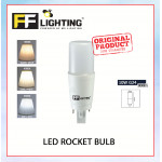 FFL Led Rocket Bulb 10W G24 Day Light/Cool White/Warm White#FF Lighting#G24 Bulb#Stick Bulb#Mentol#电灯泡