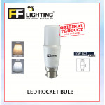 FFL Led Rocket Bulb 10W B22 Day Light/Warm White#FF Lighting#B22 Bulb#Stick Bulb#Mentol#电灯泡