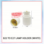 Lamp Holder B22 To E27 (White) l SE-222