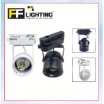 FFL Track GU10 Fitting Black/White#FF Lighting#Track Light Holder#GU10 Holder#Track Light Fitting#Track Rail Fitting