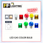 FFL Led Colour Bulb 3W B22 Day Light/Warm White/Red/Yellow/Green/Blue#FF Lighting#Led Bulb#Color Bulb#Mentol#电灯泡