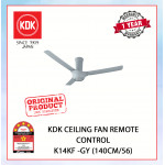 KDK Ceiling Fan Remote Control type K14KF-GY (Grey color)140cm/56"#kipas#fan#kipassiling