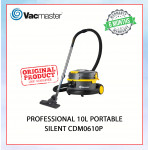 VACMASTER CDM0610P PROFESSIONAL 10L PORTABLE SUPER SILENT QUIET HOTEL MINI VACUUM CLEANER