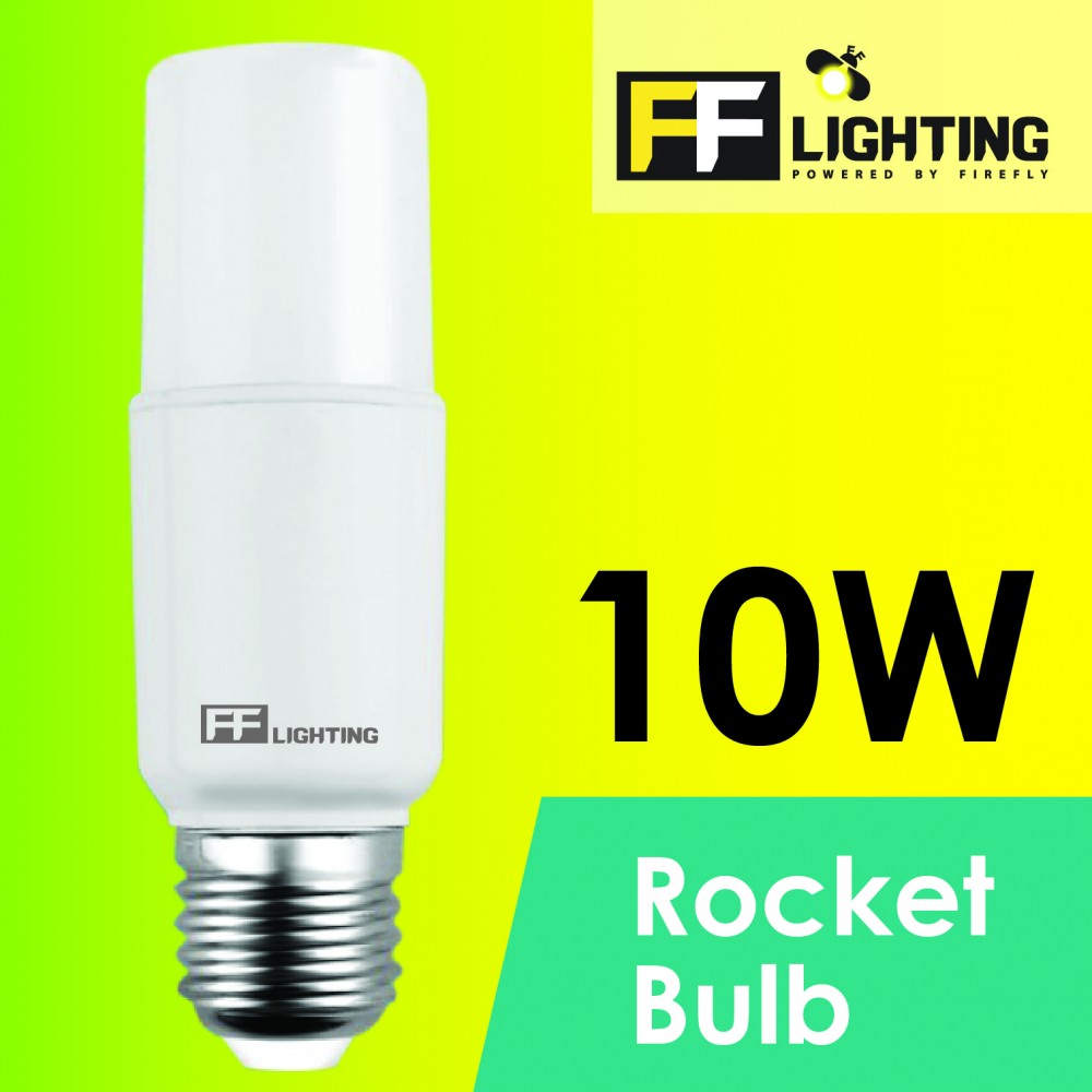 FF Lighting LED Rocket Bulb 10W E27 Warm White 3000K FF Lighting LED Rocket Bulb 10W E27 Warm White 3000K