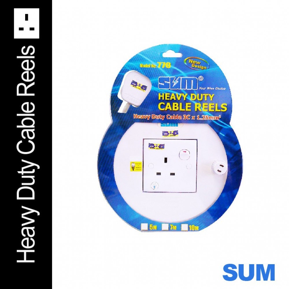SUM 7m Heavy Duty Cable Reels SUM 7m Heavy Duty Cable Reels