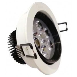 image of Midea 7W Led Eye Ball Spotlight with Milk White Cover Warm White