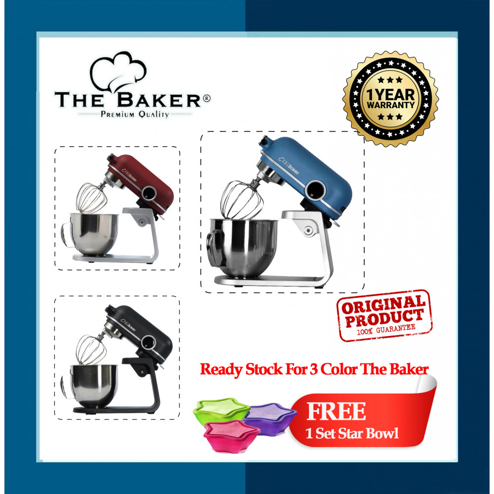 The Baker Stand Mixer 5 Artisan 800 Watt foc Star Bowl