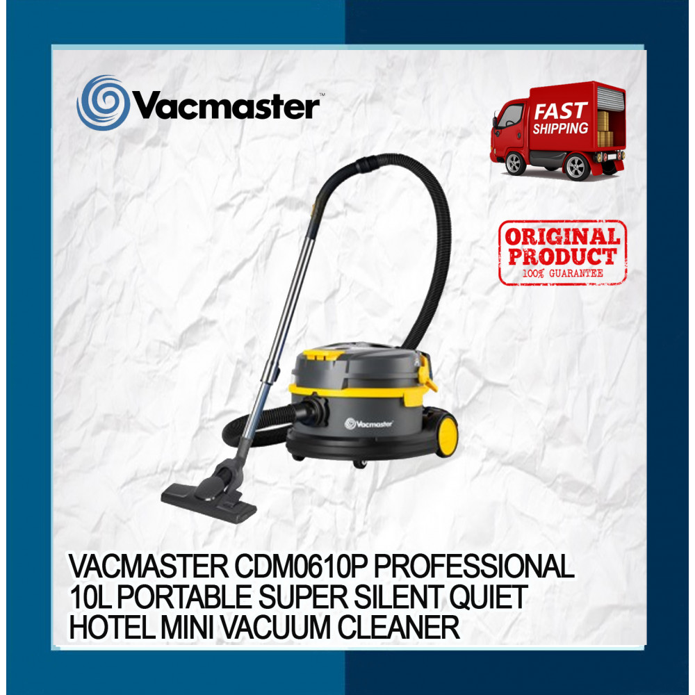 VACMASTER CDM0610P PROFESSIONAL 10L PORTABLE SUPER SILENT QUIET HOTEL MINI VACUUM CLEANER