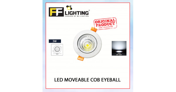 Led Moveable Eyeball COB 3W Day Light#Spotlight#Downlight#Room Ceiling ...