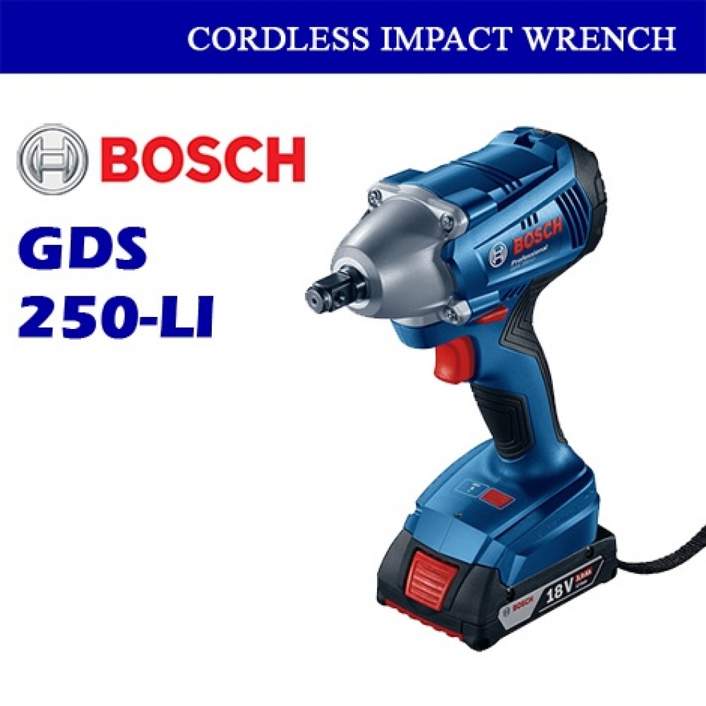 Bosch Cordless Impact Wrench GDS250-LI Bosch Cordless Impact Wrench GDS250-LI