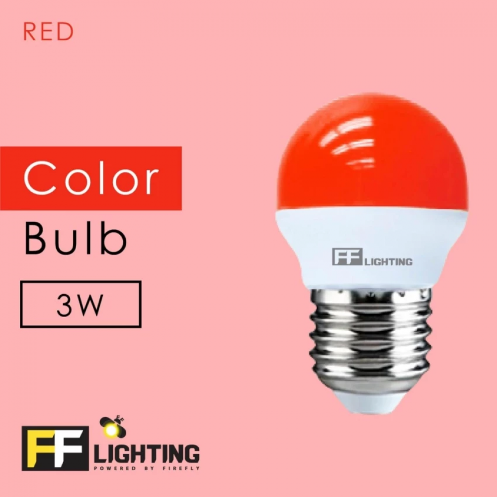 FF Lighting LED Color Bulb 3W E27 (3pcs) FF Lighting LED Color Bulb 3W E27 (3pcs)