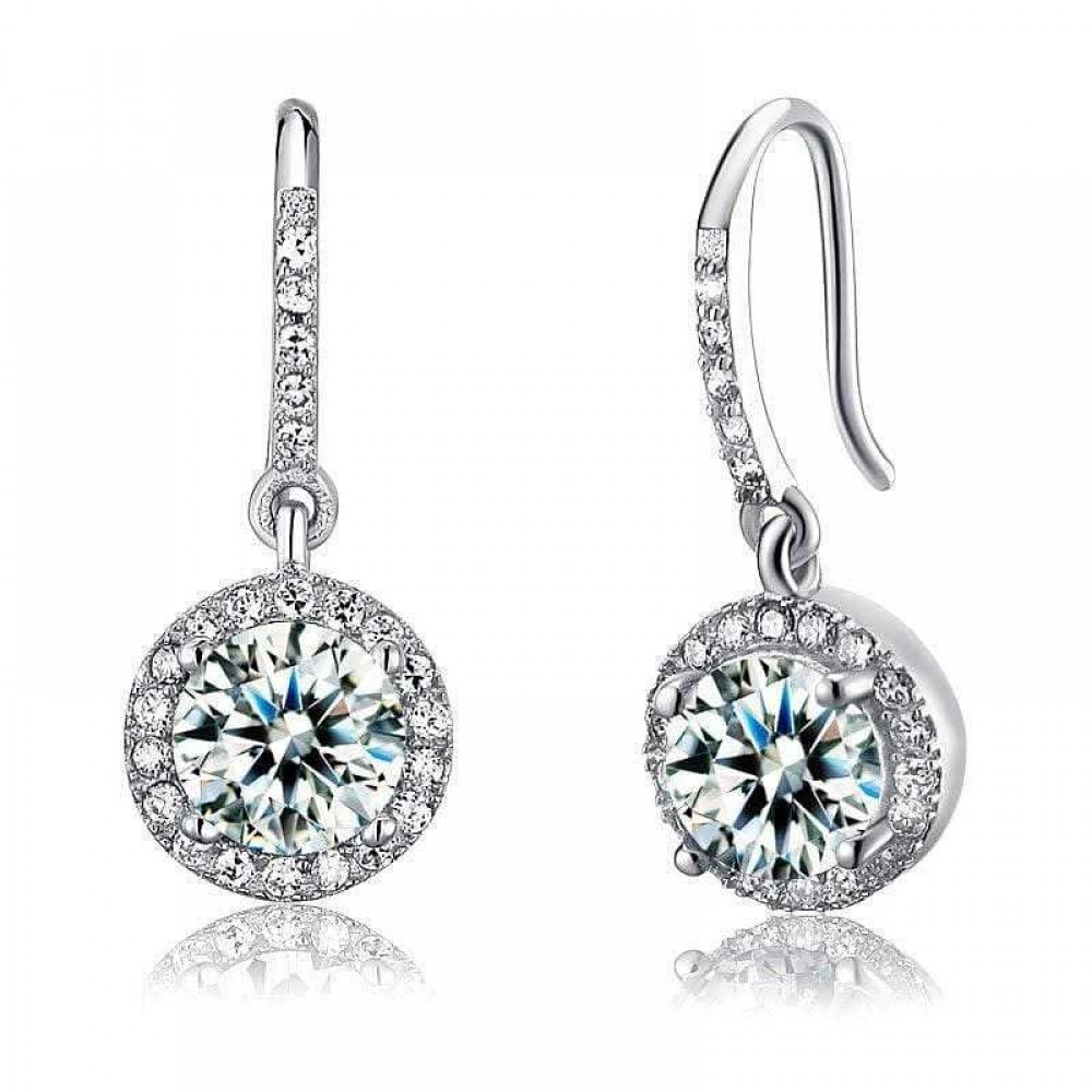 1.5 Carat Created Diamond 925 Sterling Silver Dangle Earrings
XFE8026
1.5 Carat Created Diamond 925 Sterling Silver Dangle Earrings
XFE8026