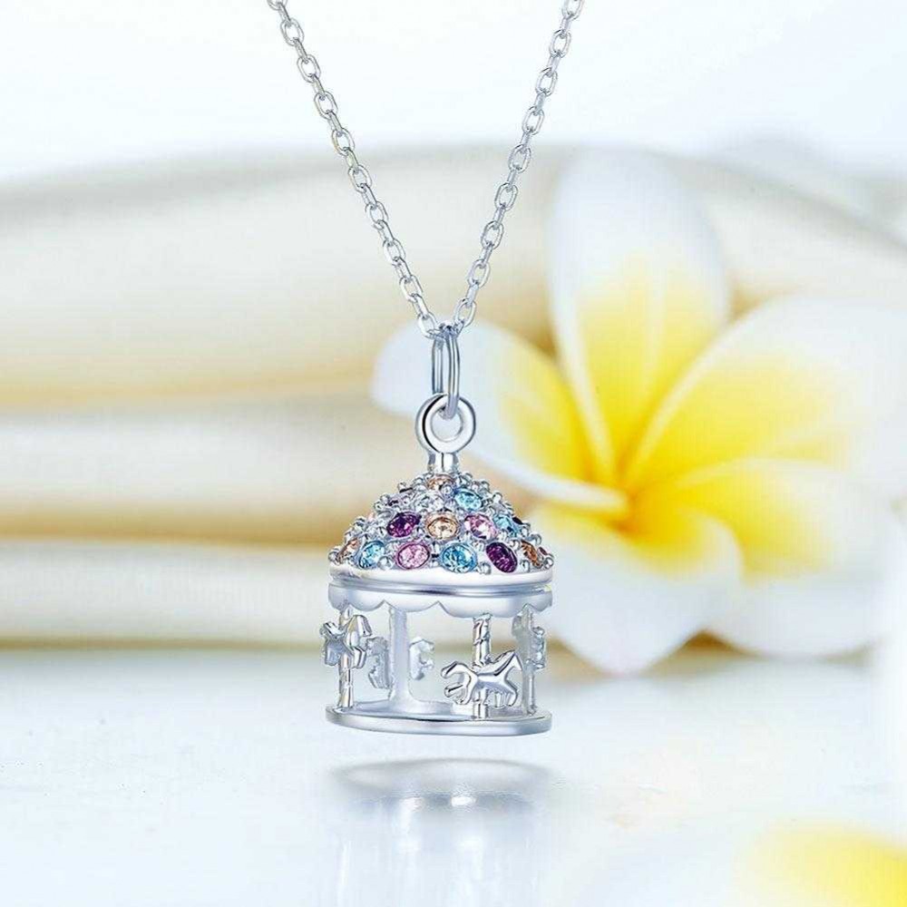 Multi-Color Merry-Go-Round Pendant Necklace Solid 925 Sterling Silver Jewelry
XFN8112
Multi-Color Merry-Go-Round Pendant Necklace Solid 925 Sterling Silver Jewelry
XFN8112