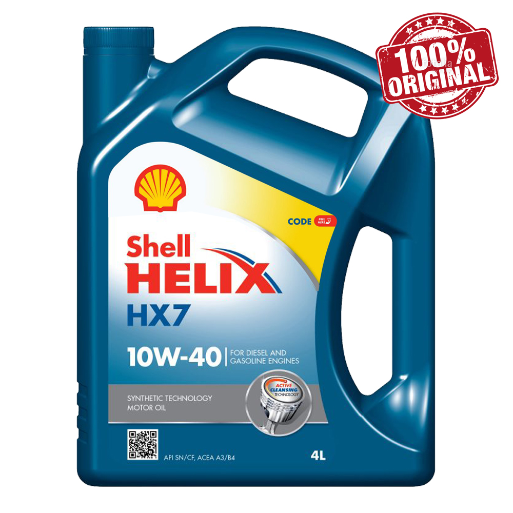 Shell Helix HX7 10W40 Semi Synthetic Engine Oil 4L Shell Helix HX7 10W40 Semi Synthetic Engine Oil 4L
