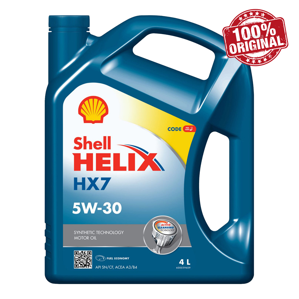 Shell Helix HX7 5W30 Semi Synthetic Engine Oil (4L) Shell Helix HX7 5W30 Semi Synthetic Engine Oil (4L)