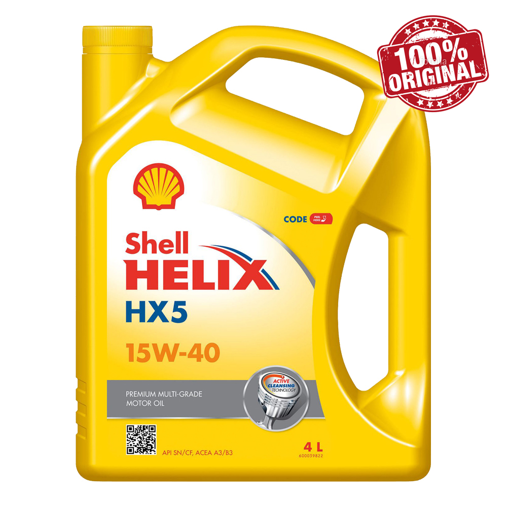 Shell Helix HX5 15W40 SN/CF Engine Oil (4L) Shell Helix HX5 15W40 SN/CF Engine Oil (4L)