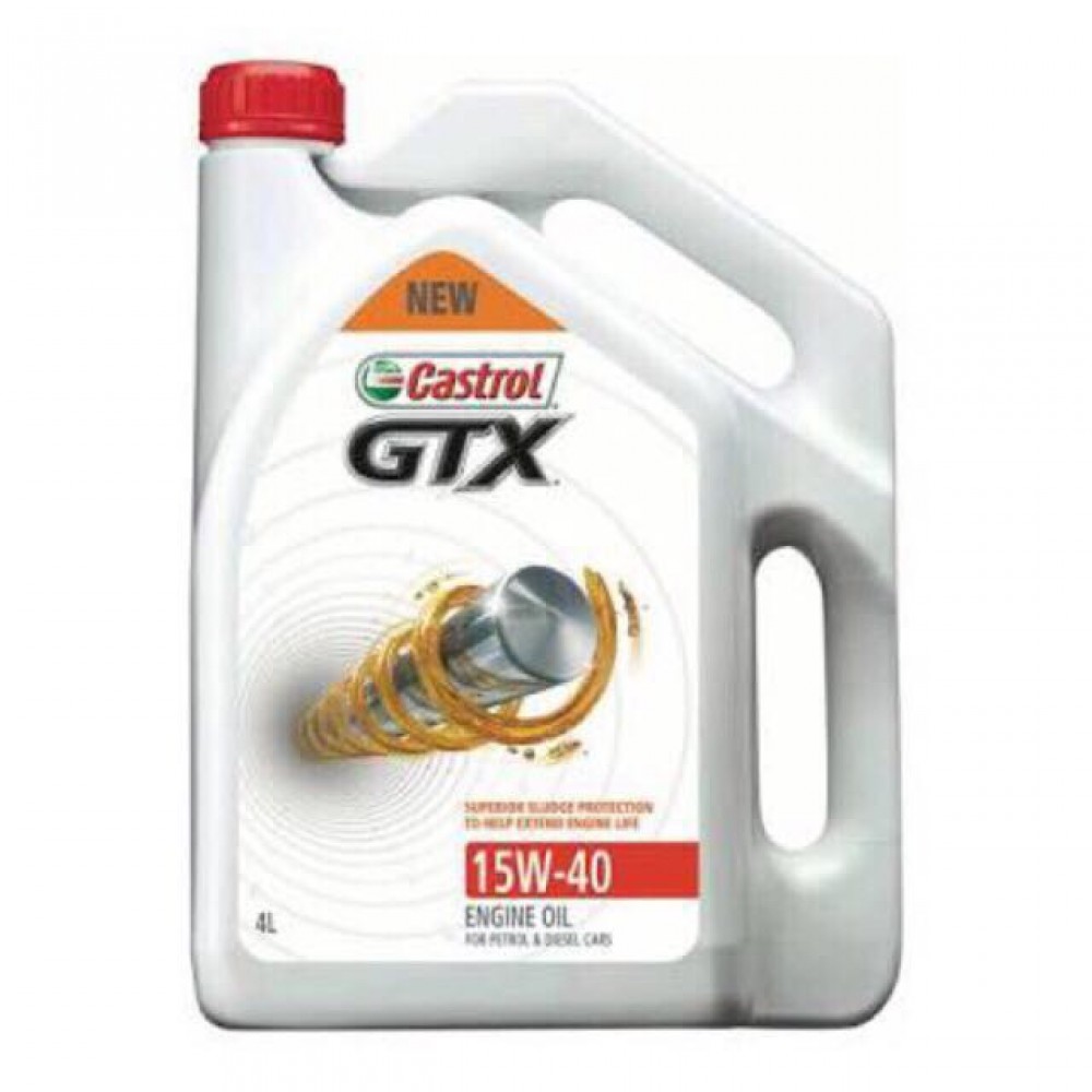 Castrol GTX 15W40 SN/CF Engine Oil 4L Castrol GTX 15W40 SN/CF Engine Oil 4L
