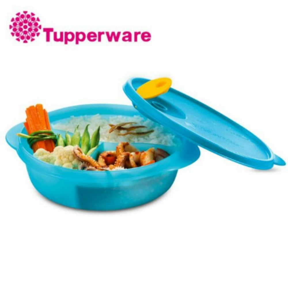 Tupperware CrystalWave Divided Dish 900ml Tupperware CrystalWave Divided Dish 900ml