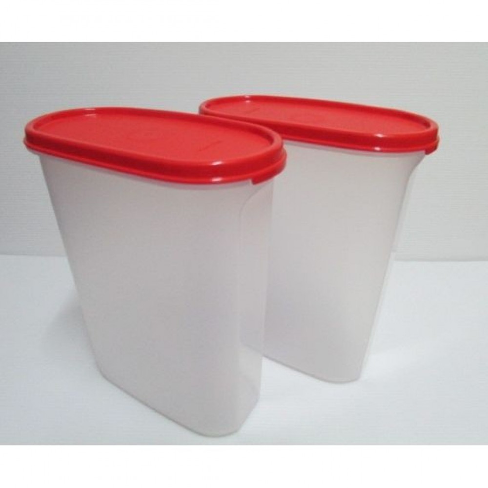 Tupperware Modular Mates Oval IV (1) 2.3L - Chili Tupperware Modular Mates Oval IV (1) 2.3L - Chili