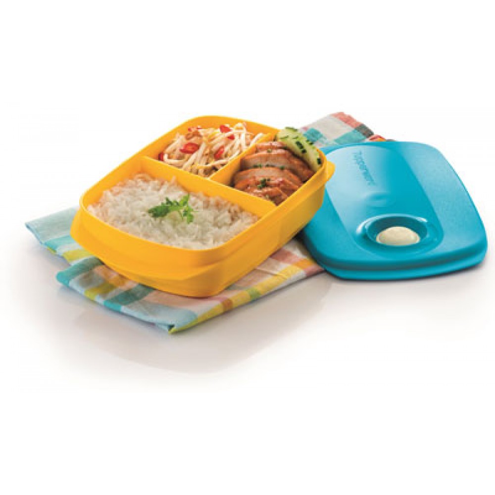 Tupperware Reheatable Divided Lunch Box (1) 1.0L Tupperware Reheatable Divided Lunch Box (1) 1.0L