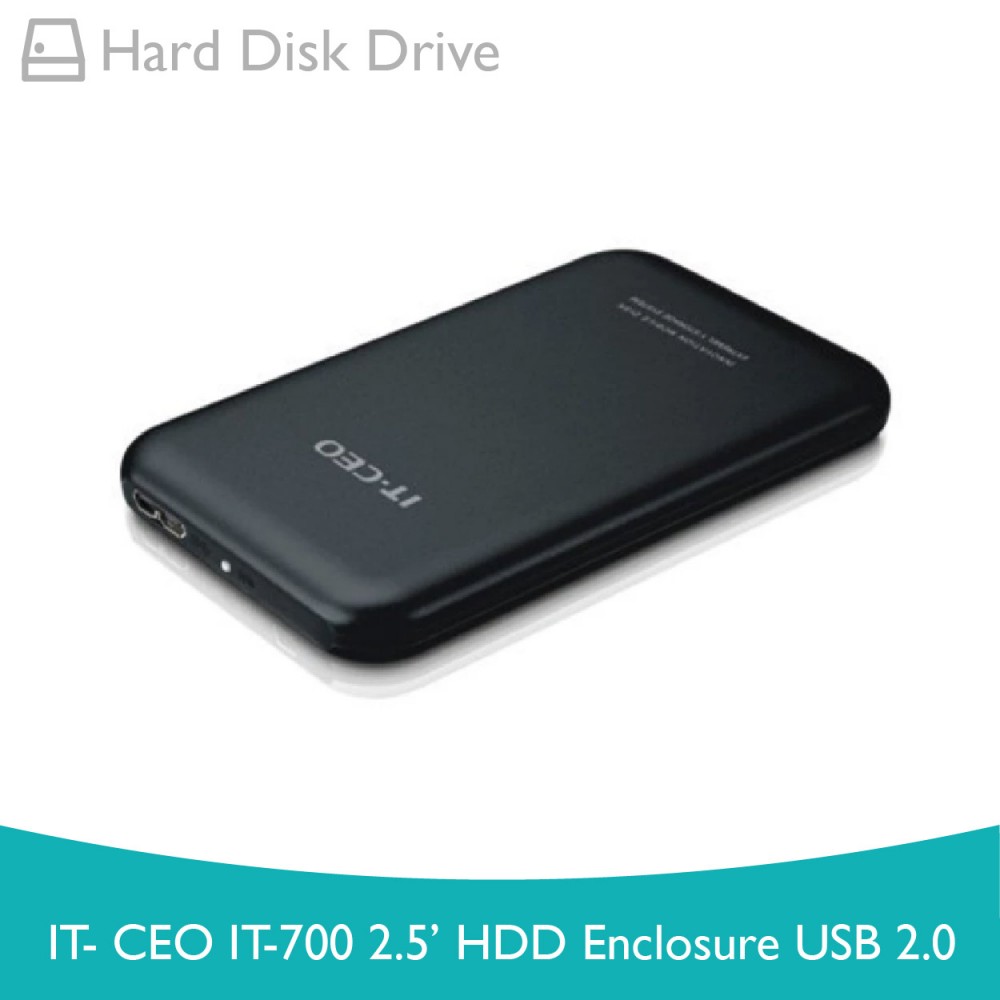 IT-CEO IT-700 2.5’ HDD Enclosure USB 2.0 IT-CEO IT-700 2.5’ HDD Enclosure USB 2.0