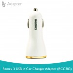 Remax 3 USB In Car Changer Adapter (RCC303)  